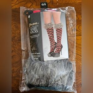 Red Riding Hood knee socks- Halloween